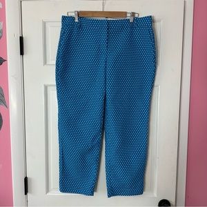 J. Crew Cafe Capri Polka Dot Pants